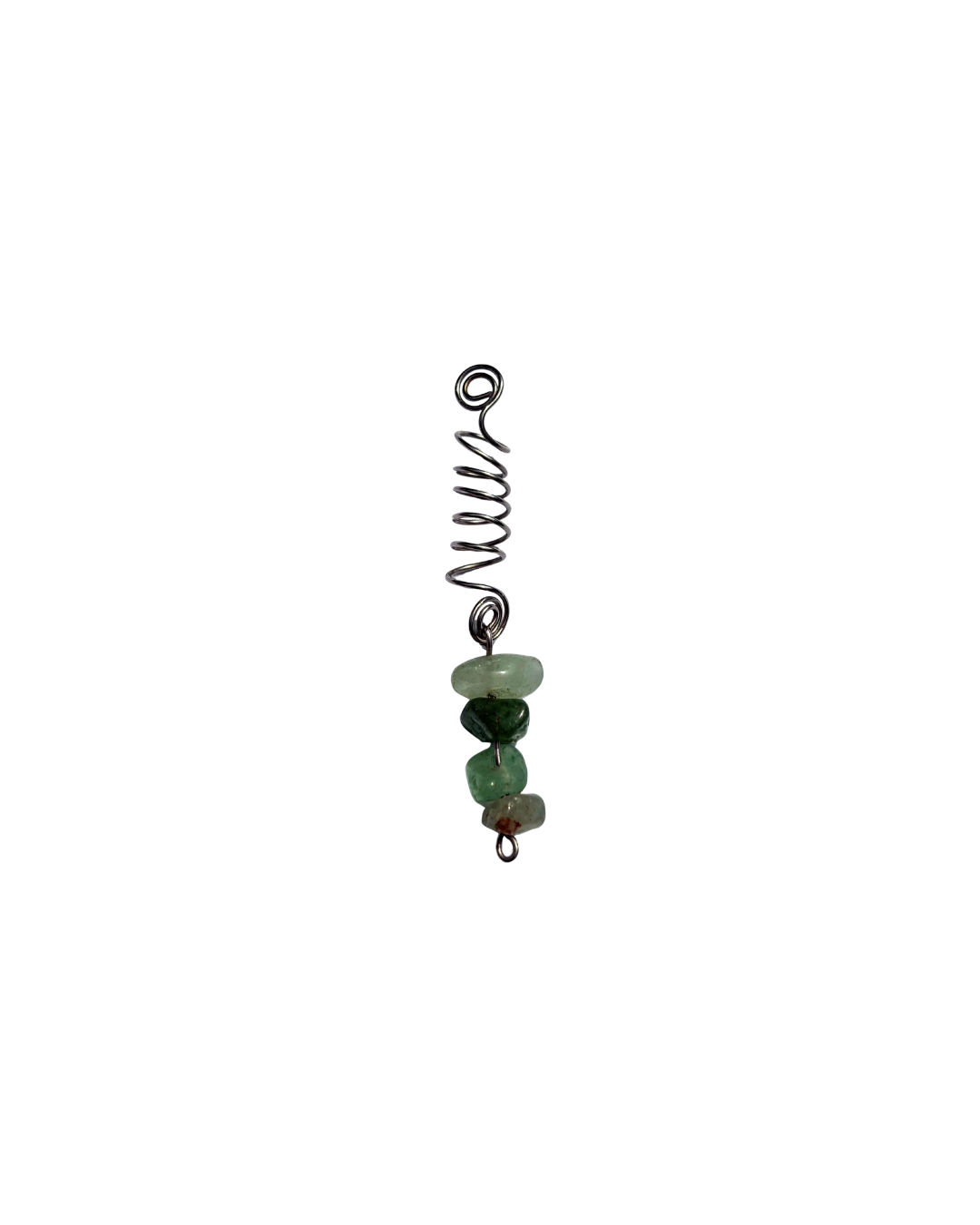 Jade Crystal Hair Spiral