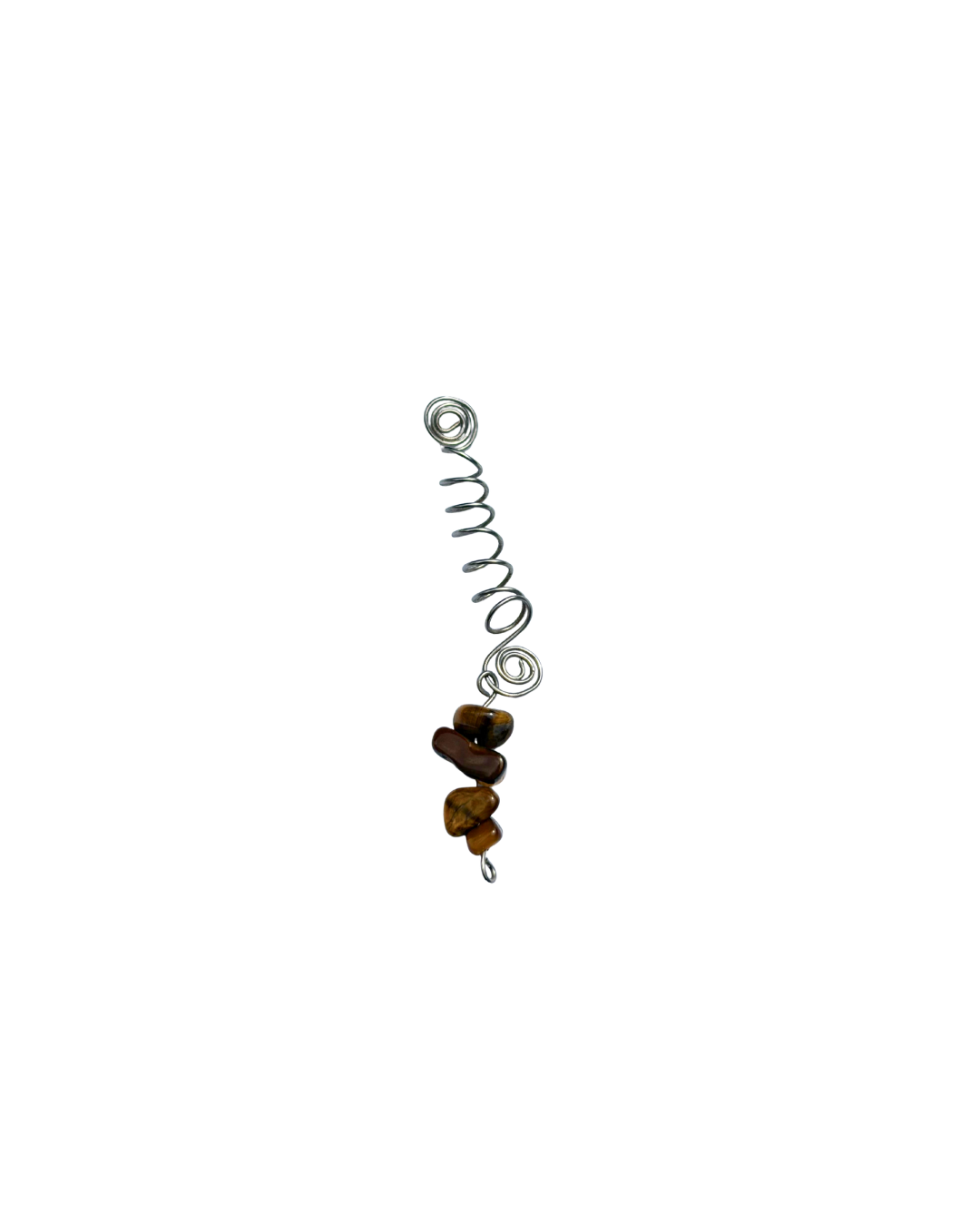 Tiger's Eye Hair Spiral